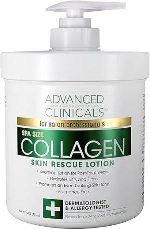 Advanced Clinicals Collagen Skin Rescue Lotion by Advanced Clinicals