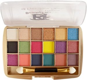 Beauty Forever 18 Colour Palette Eye Shadows, Bold & Ultimate Look, Smokey Eyes, Glitter, Metallic, Shimmer, Long Lasting, Highly Pigmented, Matte, Applicator Included,...