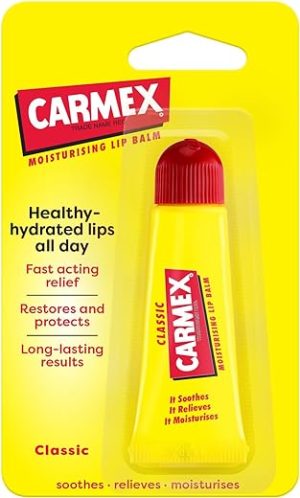 Carmex CLASSIC Moisturising Lip Balm Tube For Dry & Chapped Lips 10g
