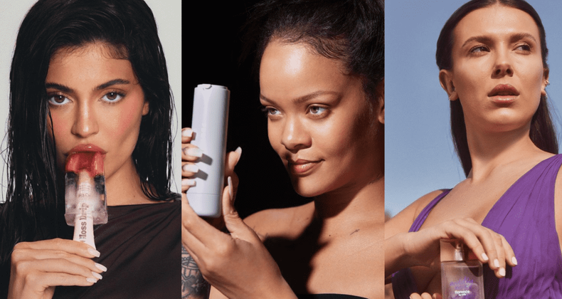 celebrities beauty products