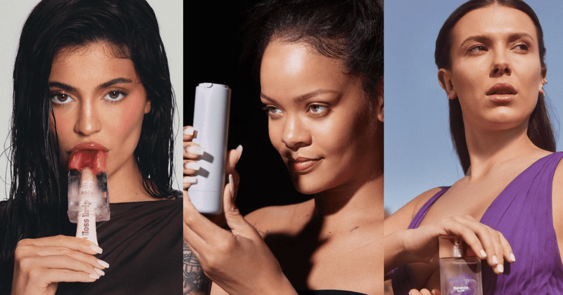 celebrities beauty products