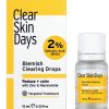 Clear Skin Days 2% Niacinamide, 2% Salicylic Acid, & 1% Zinc Spot, Pimple & Acne Treatment - Blemish Clearing Drops - Reduce Breakouts, Calm and Repair Skin, 10ml