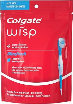 Colgate Wisp Max Fresh Peppermint Mini-Brushes, 24 count