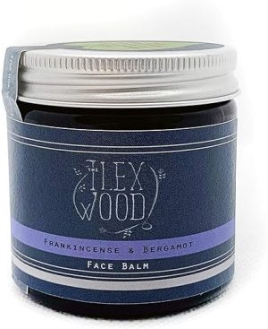 Frankincense and Bergamot Face Balm - 100% Natural, Vegan, Moisturising, Anti Ageing, Wrinkle and Line Reducing Ingredients, Cruelty Free, Palm Oil Free, Plastic Free,...
