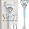 Gillette Venus Women's Razor + 1 Razor Blade Refill with Precision Trimmer, Designed for Pubic Hair & Skin