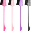 Hair Edge Control Brush，4 Pieces Double Sided Edge Control Hair Brush Tool Smooth Comb Grooming for Eyelash Combs Hairstyling Eyebrow Brushes