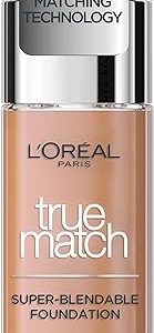 L'Oreal Paris True Match Liquid Foundation, Skincare Infused With Hyaluronic Acid, Spf 17, Available In 40 Shades, 2C Rose Vanilla, 30 Ml