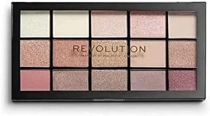 Makeup Revolution, Reloaded, Eyeshadow Palette, Highly Pigmented, Iconic 3.0, 15 Shades, Matte and Shimmer Finishes, 16.5g