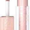 Maybelline New York Lifter Gloss, Plumping & Hydrating Lip Gloss with Hyaluronic Acid, 5.4 ml, Shade: 002, Ice
