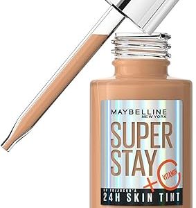 Maybelline Super Stay Skin Tint Foundation, With Vitamin C*, Foundation and Skincare, Long-Lasting up to 24H, Vegan Formula, Shade 36