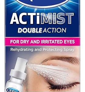 Optrex Actimist Double Action 2-in-1, For Dry & Irritated Eyes, Rehydrating & Protecting Spray, 10ml