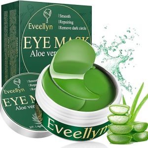 Under Eye Patches, Aloe Vera Eye Masks for Puffy Eyes, Under Eye Masks, Dark Circles Under Eye Treatment Women, Improve Under Eye Bags, Fine Lines and Wrinkles, Eye Masks...