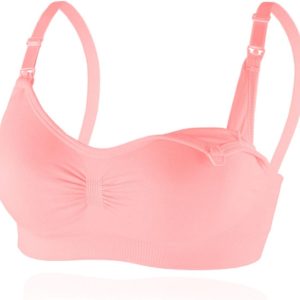 WNVWAPZY Nursing Bra Wireless Seamless Maternity Bra Seamless Maternity Bra, Breastfeeding Bras with Removable Spill Prevention Bra Pads