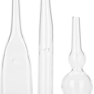 3PCS Glass Pipes for Blackhead Removal Vacuum Glass Tube Face Cleanser Beauty Machine Vacuum Accessories Blackhead Removing Kit Tool Set