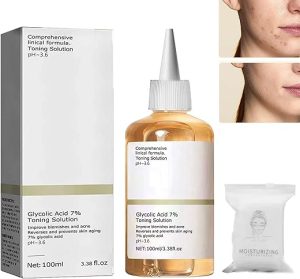 Glycolic Acid Toning Resurfacing Solution,Glycolic Acid 7% Toning Solution,The Ordinary Glycolic Acid,Glycolic Sour 7% Toner for Blemishes and Acne,7% Glycolic Acid Toning Solution