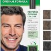 Just For Men Original Formula Dark Brown Black Hair Dye, Targets Only The Grey Hairs, Restoring The Original Colour For a Natural Look – H45