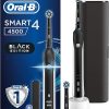 Oral-B Smart 4 Electric Toothbrushes For Adults, Christmas Gifts For Women / Him, App Connected Handle, 2 Toothbrush Heads & Travel Case, 3 Modes with Teeth Whitening, 2 Pin UK...