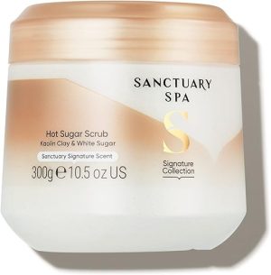 Sanctuary Spa Hot Sugar Scrub, No Mineral Oil, Cruelty Free and Vegan Sugar Body Exfoliator, 300 ml