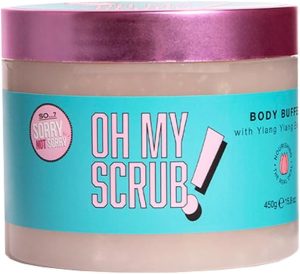 So...? Sorry Not Sorry Oh My Scrub! Body Buffer, Exfoliating & Nourishing Body Scrub for Women with Ylang Ylang Extracts, Vegan & Cruelty Free (450g)