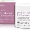 This Works Perfect Legs 100% Natural Scrub: An Exfoliating Pink Himalayan and Sea Salt Body Scrub, Infused with Blackcurrant and Sweet Almond Essential Oils to Soften and Smooth...